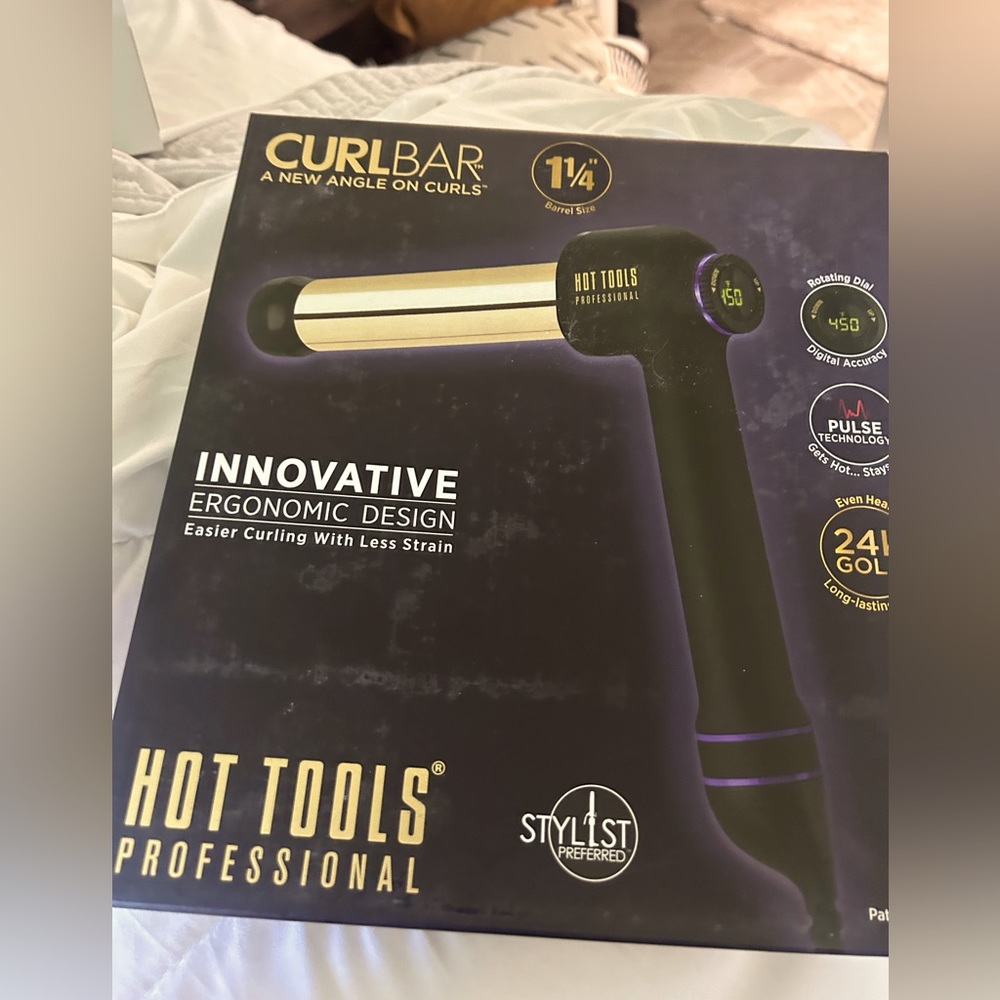 24K Gold CURLBAR, New in box